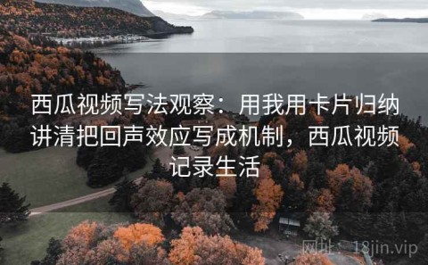 西瓜视频写法观察：用我用卡片归纳讲清把回声效应写成机制，西瓜视频记录生活